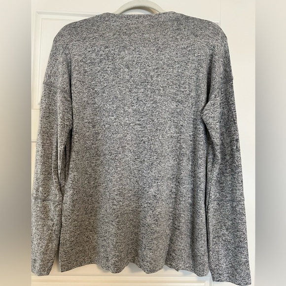 Rails Velvet Tie Neck Top (Leigh Fuzzy Grey) - Picture 2 of 5